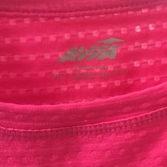Avia Mesh Performance T-Shirt  Size S (4/6) Fuschia Sizzle Color - Picture 9 of 9